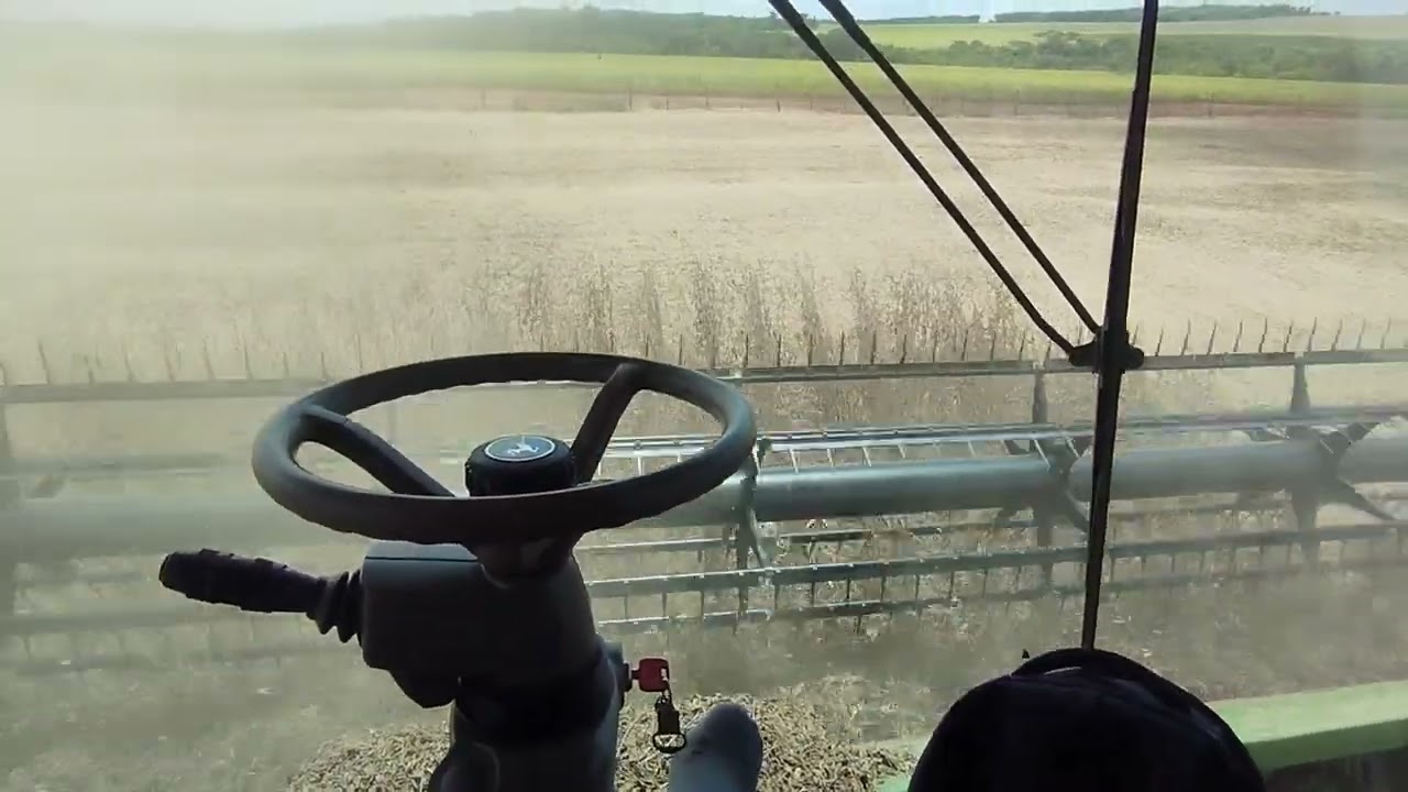 Automatização de manobras AutoTrac John Deere S760#johndeere #agro #farming 