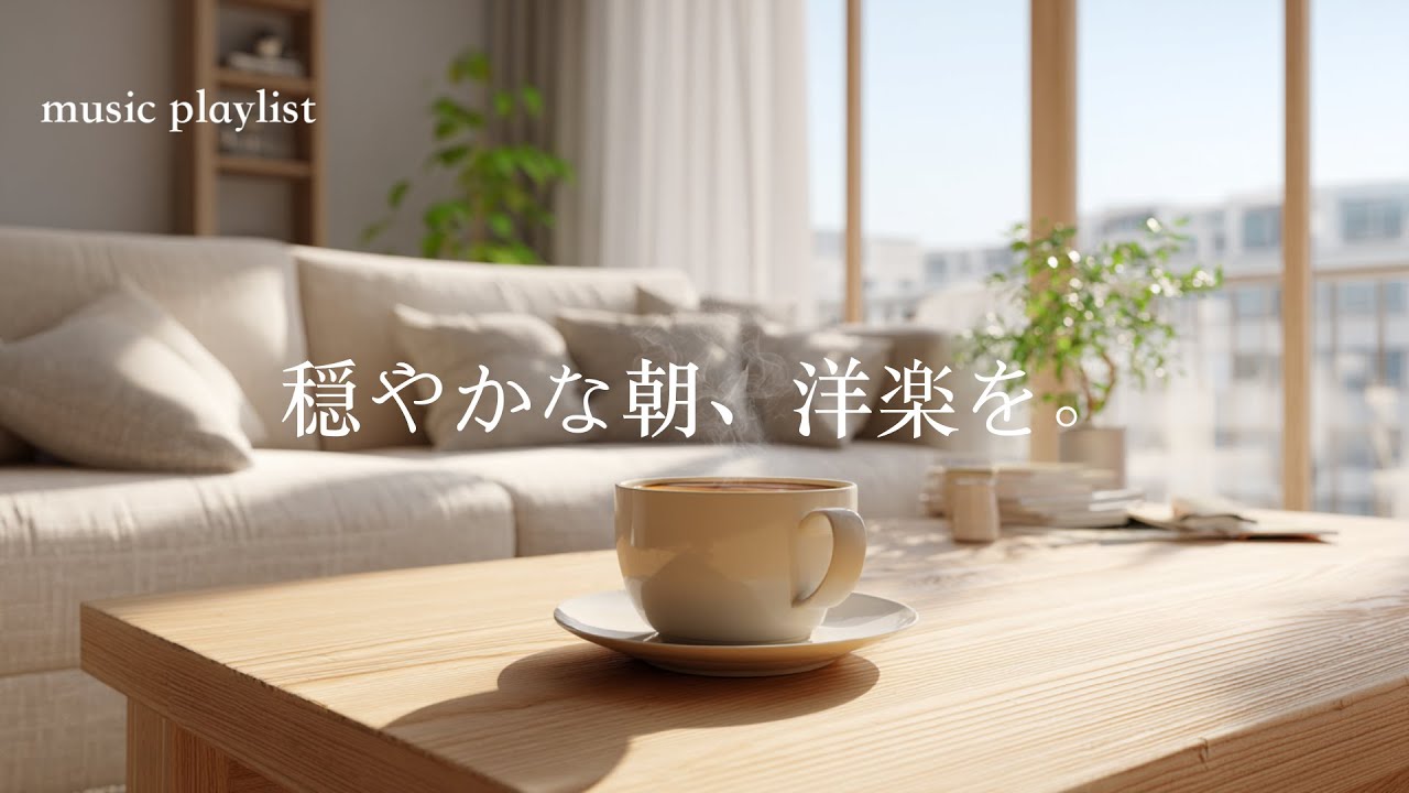 【Playlist】穏やかな朝に聴きたい洋楽メドレー/作業用BGM /Study /Work /Chill /リラックス