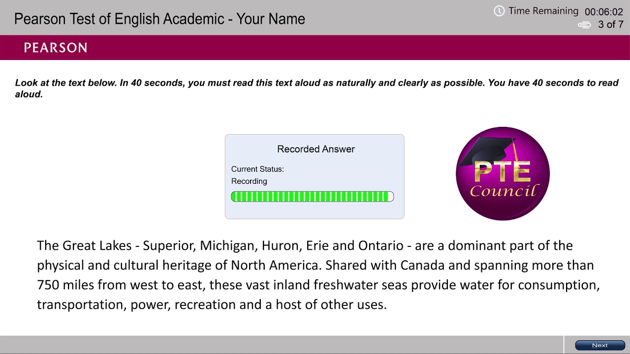 Read aloud Lesson 5 (Easy - 40% ; Hard - 60%) PTE ACADEMIC Part - 1 (Speaking)