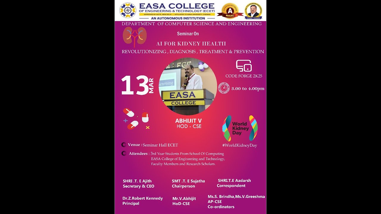 AI for  Kidney Health : Revolutionizing Diagnosis, Treatment, and Prevention #worldkidneyday