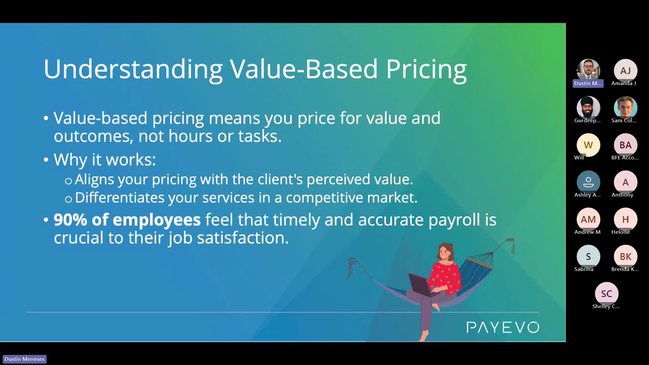 Let's Talk Value Based Pricing (Part 2!) | PayEvo Webinar