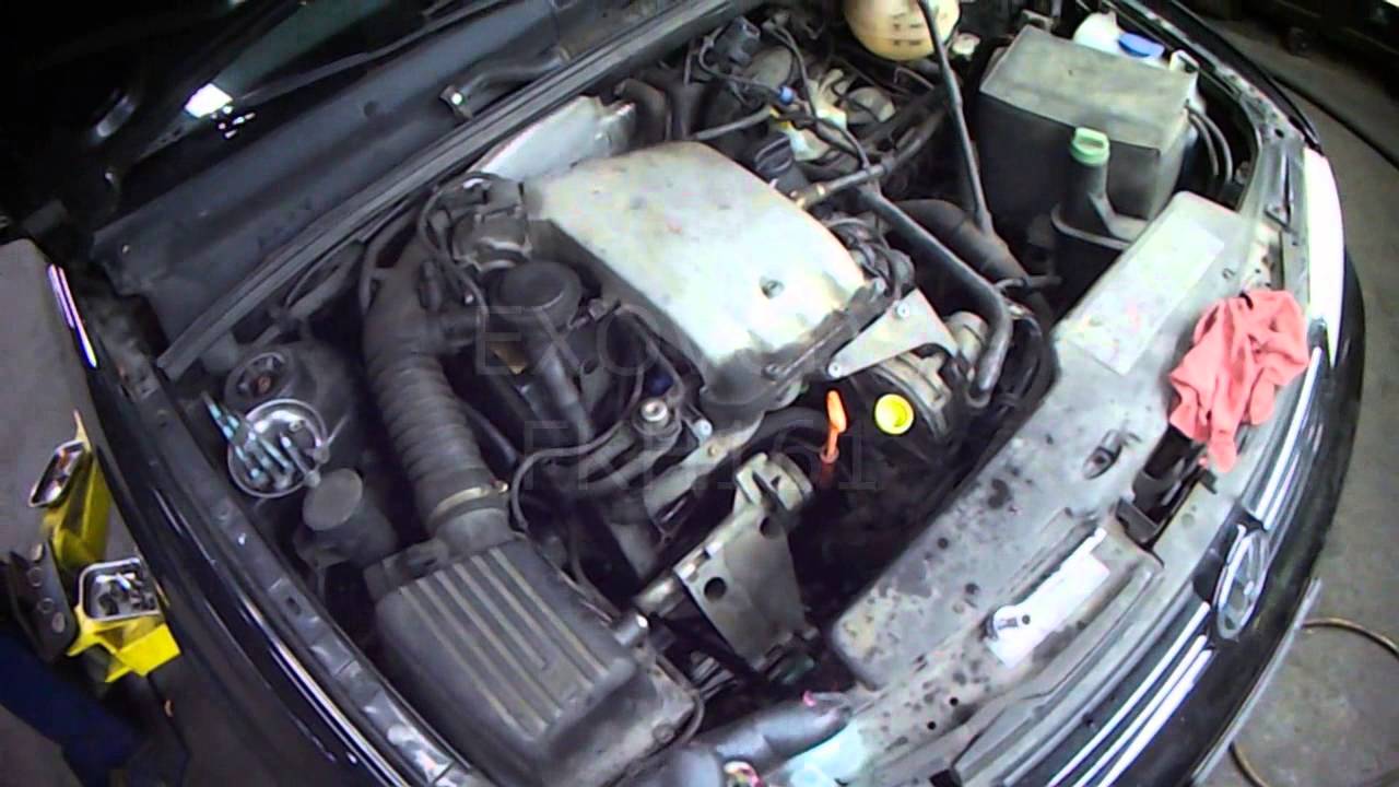 VW A3: 2.0L ABA Water Pump Installation (with A/C) Part 2