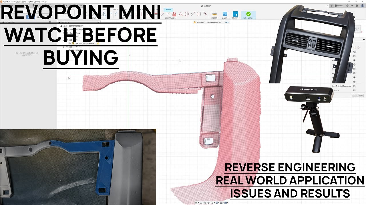 Revopoint Mini Review-Scan to Cad Reverse Engineering