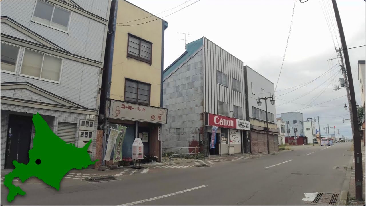 4K Walk Japan　砂川市東一条の商店街を散歩　2021年8月