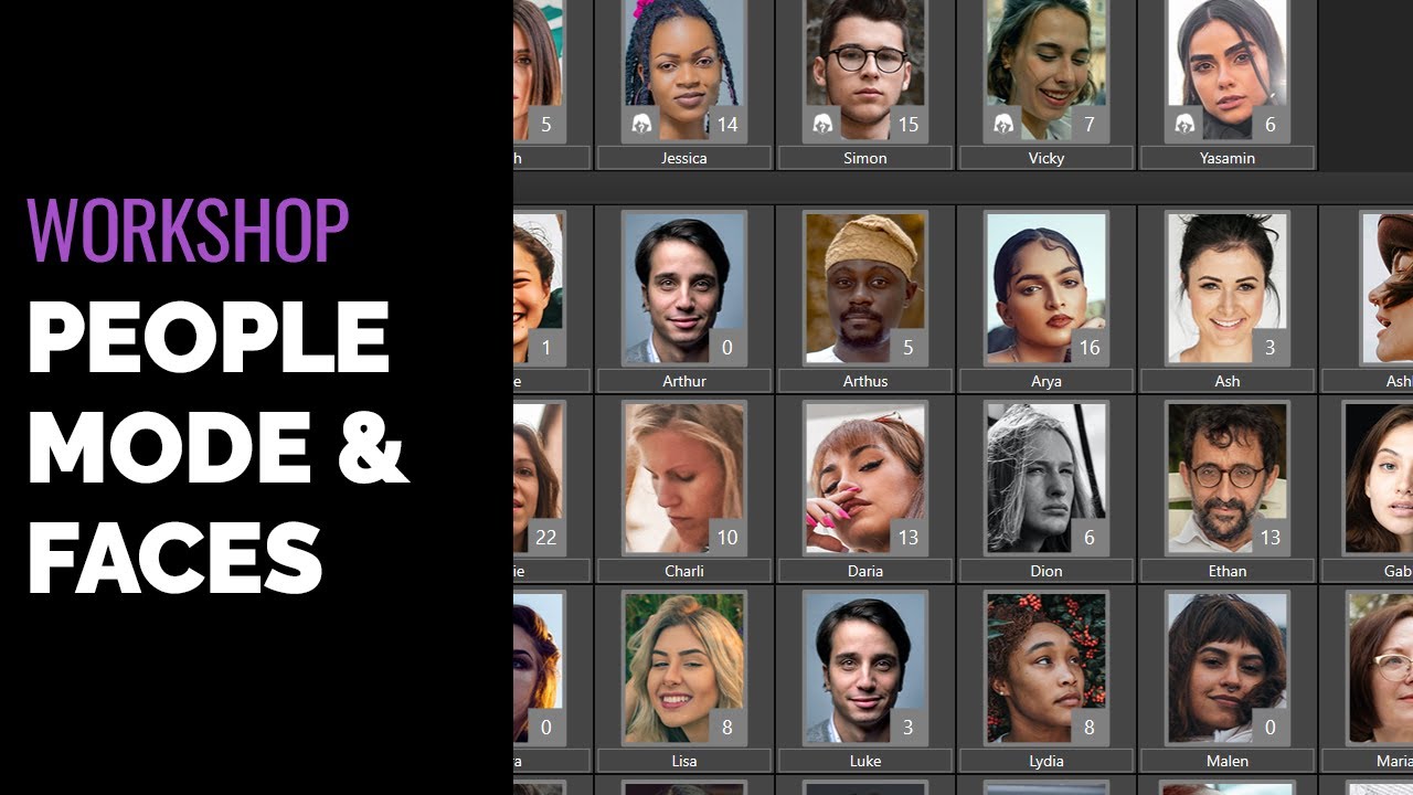 Basics of People Mode and Face Data