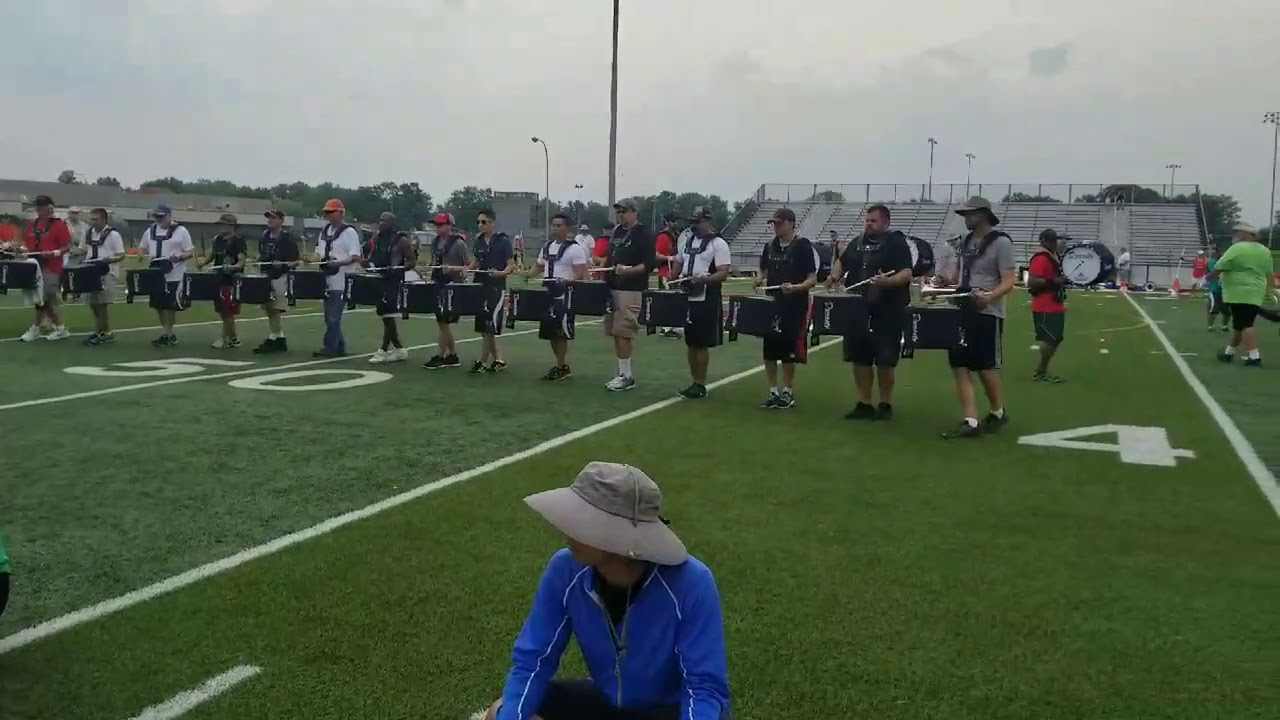 Vanguard Alumni Corps Battery 2017 - Lezghinka run-through