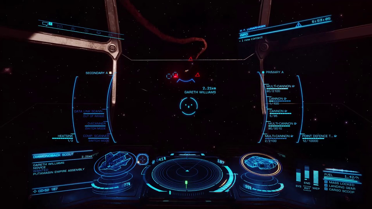Elite Dangerous Type-9 Turret fight