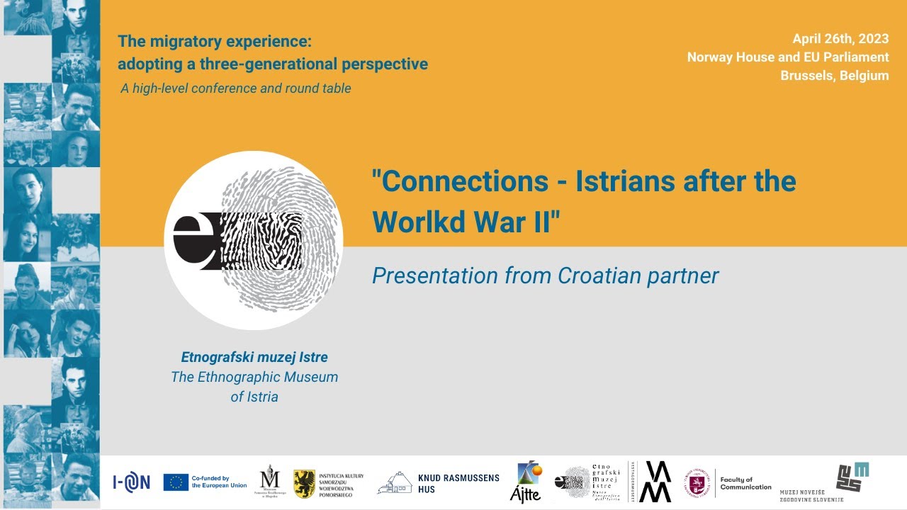 Croatian presentation at The migratory experience: adopting a three-generational perspective
