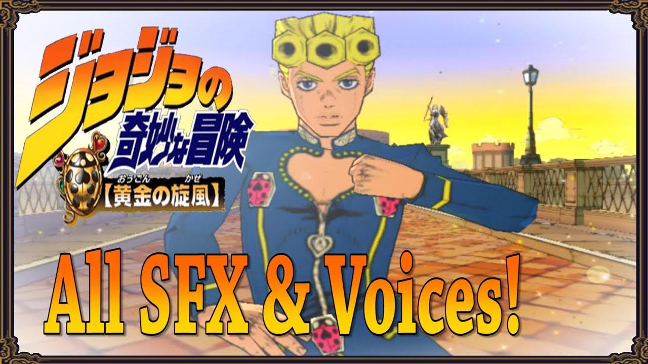 JJBA: GioGio's Bizarre Adventure PS2. All SFX & Voices. (spoilers ahead)