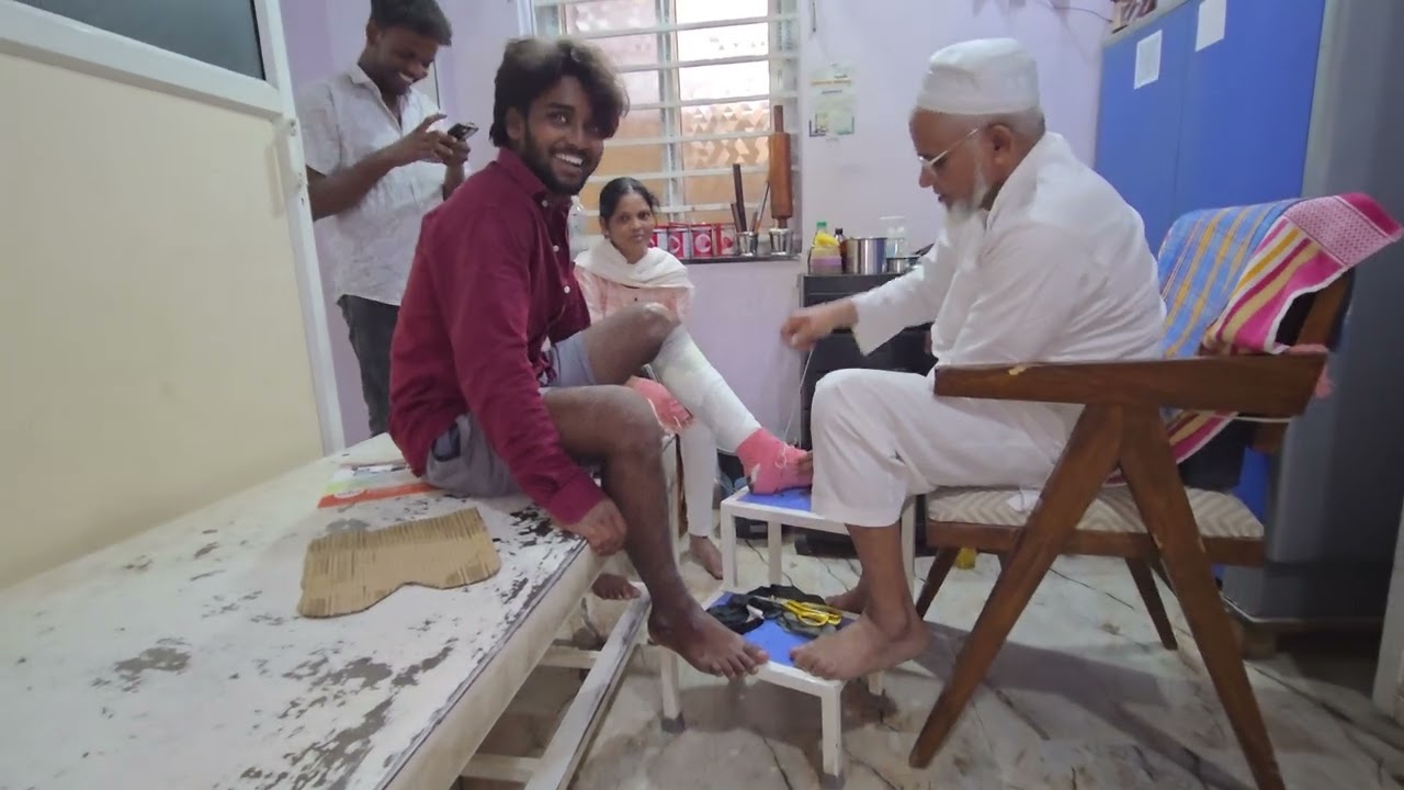Leg 🦵 fracture abdul nabi BONE SETTING 