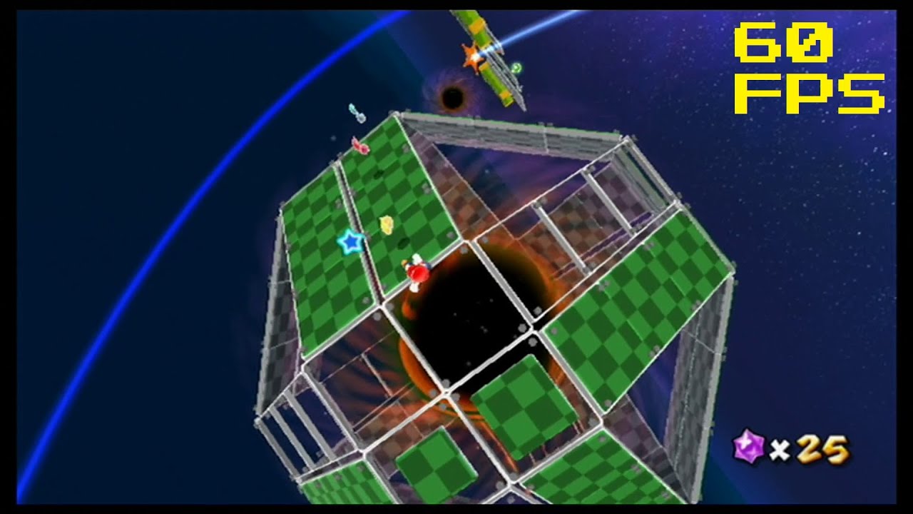 22. [60 FPS] Shrinking Satellite - Hurry-Scurry Galaxy - Super Mario Galaxy