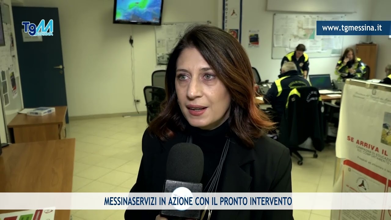 MESSINASERVIZI IN AZIONE CON IL PRONTO INTERVENTO