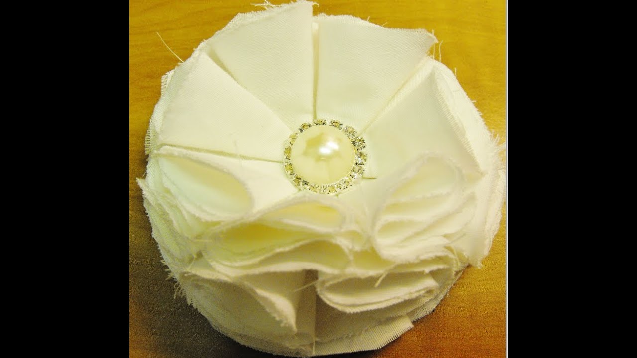 Handmade muslin flowers