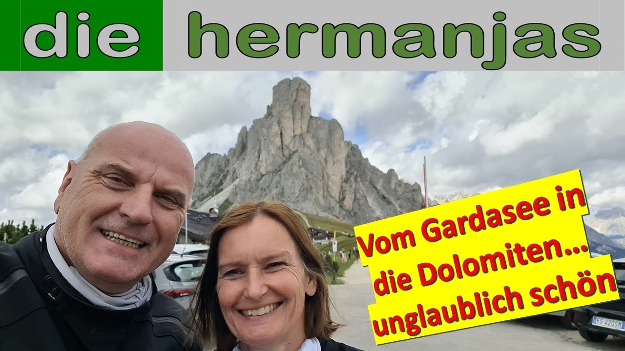 12 Tage 3.300 KM, 6 Länder. Video 7. Von Garda nach Padola unterhalb der 3 Zinnen in den Dolomiten
