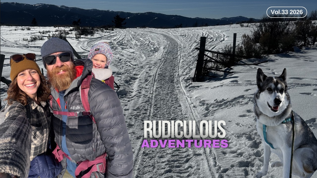 Snowy Winter Hike in Victor, Idaho | Teton Valley Adventure | Rudiculous Adventures