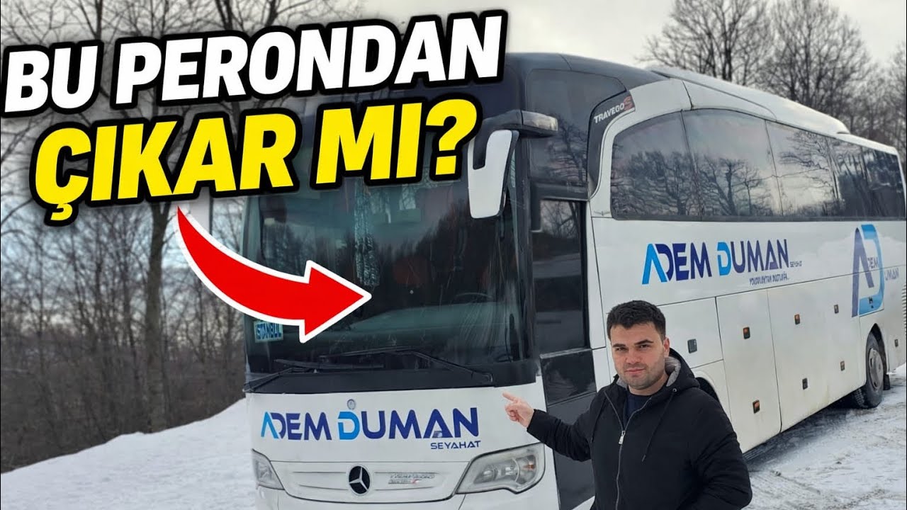 Mercedes-Benz Travego Tanıtım | Zorlu Peron Çıkışı | Kerem Perondan Çıkabildi mi? 