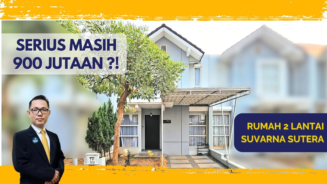 Dijual Murah Rumah 2 Lantai di Cluster Bahana Suvarna Sutera Tangerang
