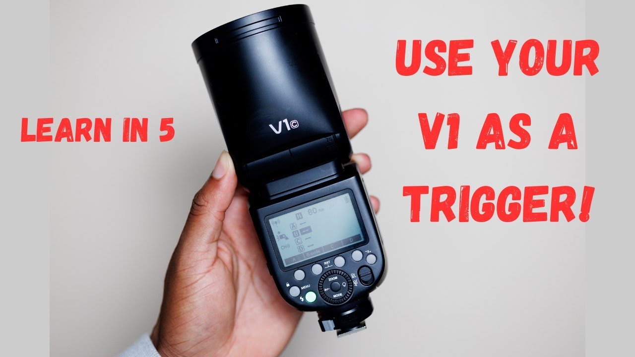 Узнайте, как использовать Godox V1 в качестве триггера за 5 минут