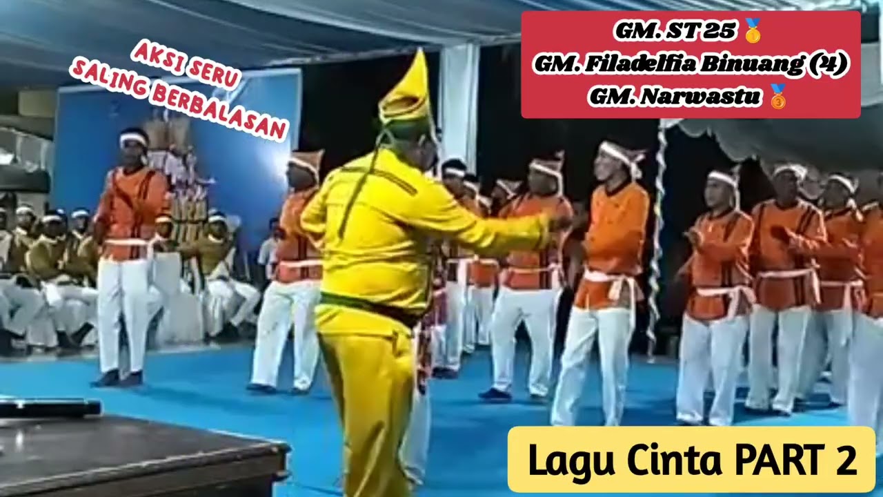 Makin seruu ST25 vs Filadelfia binuang vs Narwastu(4) cinta part2 #motivasi #viralvideo #masamper  