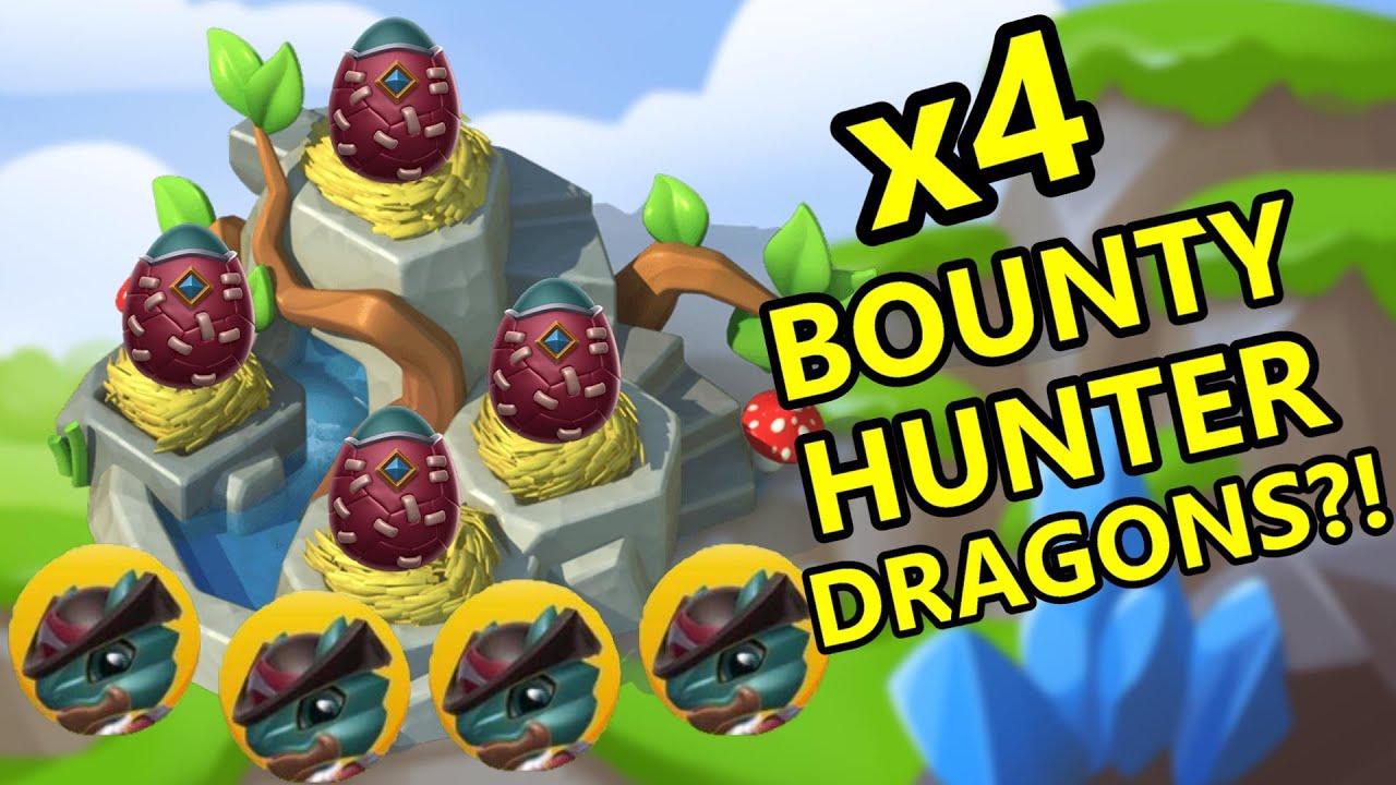 4 BOUNTY HUNTERS?! Hatching 2 BOUNTY HUNTER DRAGONS + Unlocking CHALLENGER! - DML #1475