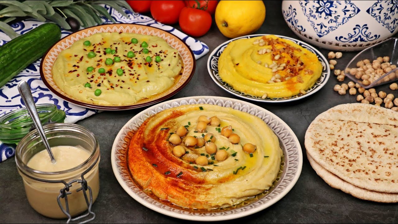 KAKO NAPRAVITI NAJBOLJI HUMUS NA 3 NAČINA - HUMUS OD LEBLEBIJA/SLANUTKA - DOMAĆI TAHINI -SUSAM PASTA