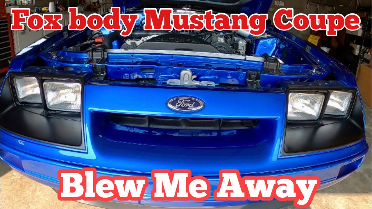 Fox body Mustang Coupe Blew Me Away! #ford #mustang #foxbody