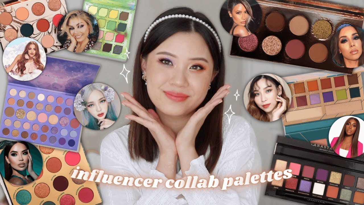 INFLUENCER COLLAB PALETTE BINGO! 22 PALETTES 🤯🤯