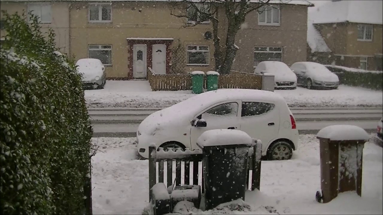 Snowy Rosyth  9th Febuary 2021 09 00 am