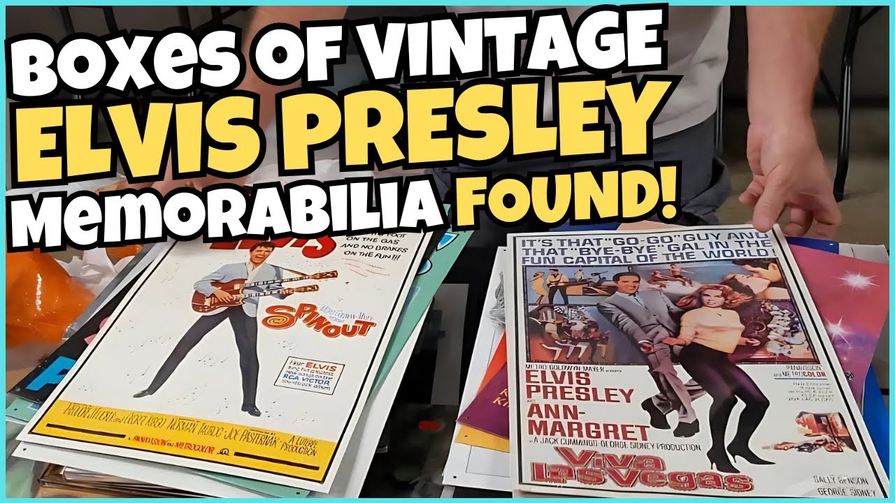 Vintage ELVIS PRESLEY Memorabilia UNCOVERD!