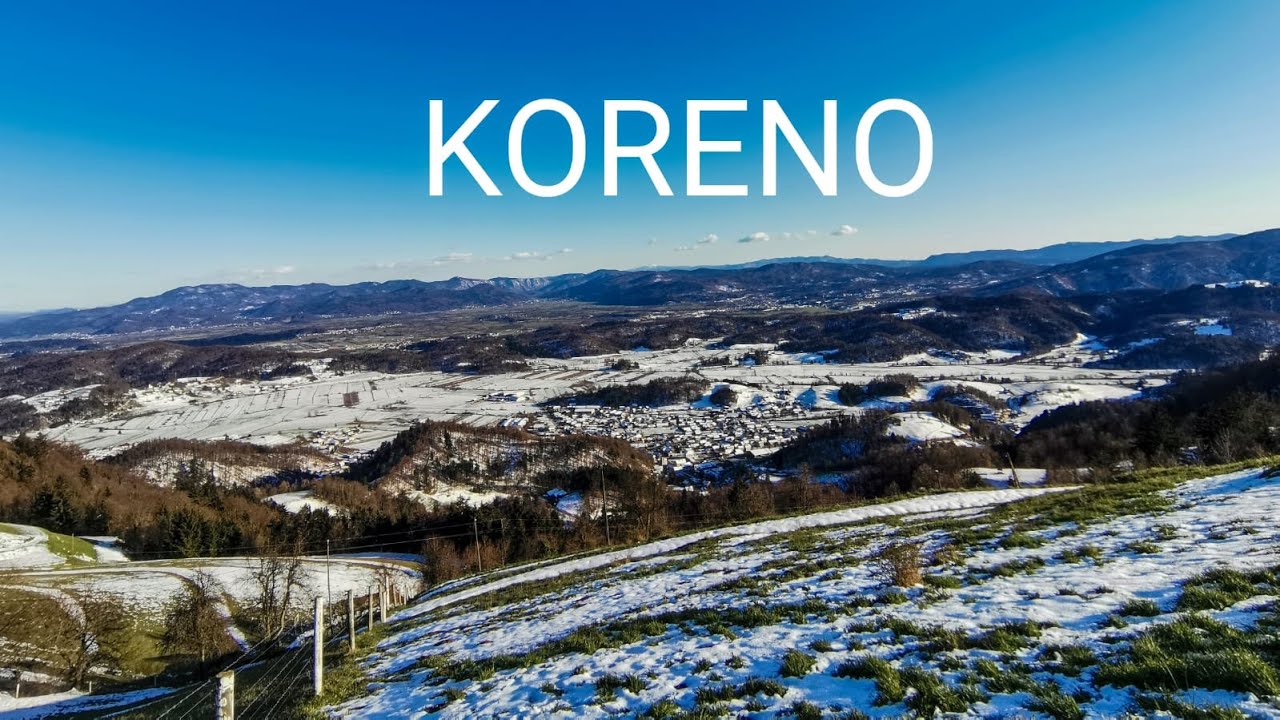 KORENO - HORJUL -Polhograjsko hribovje -  Slovenia