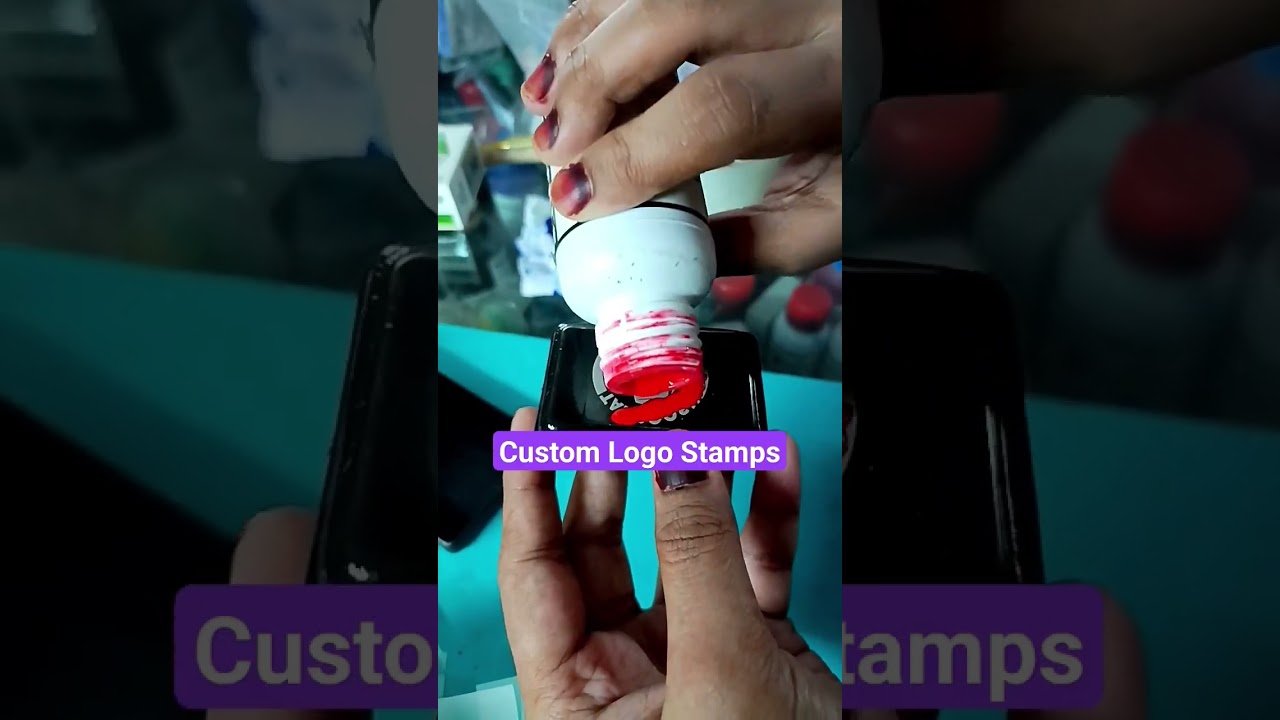 Personalized Pre inked Stamps #logo #stamps #shorts