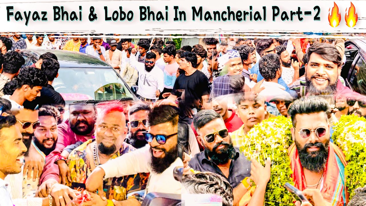 Vlog | Mancherial Part-2 Panjagutta Fayaz Bhai 🦅 & Lobo Bhai Craze🔥 | Opening | Mukram Eagleteam