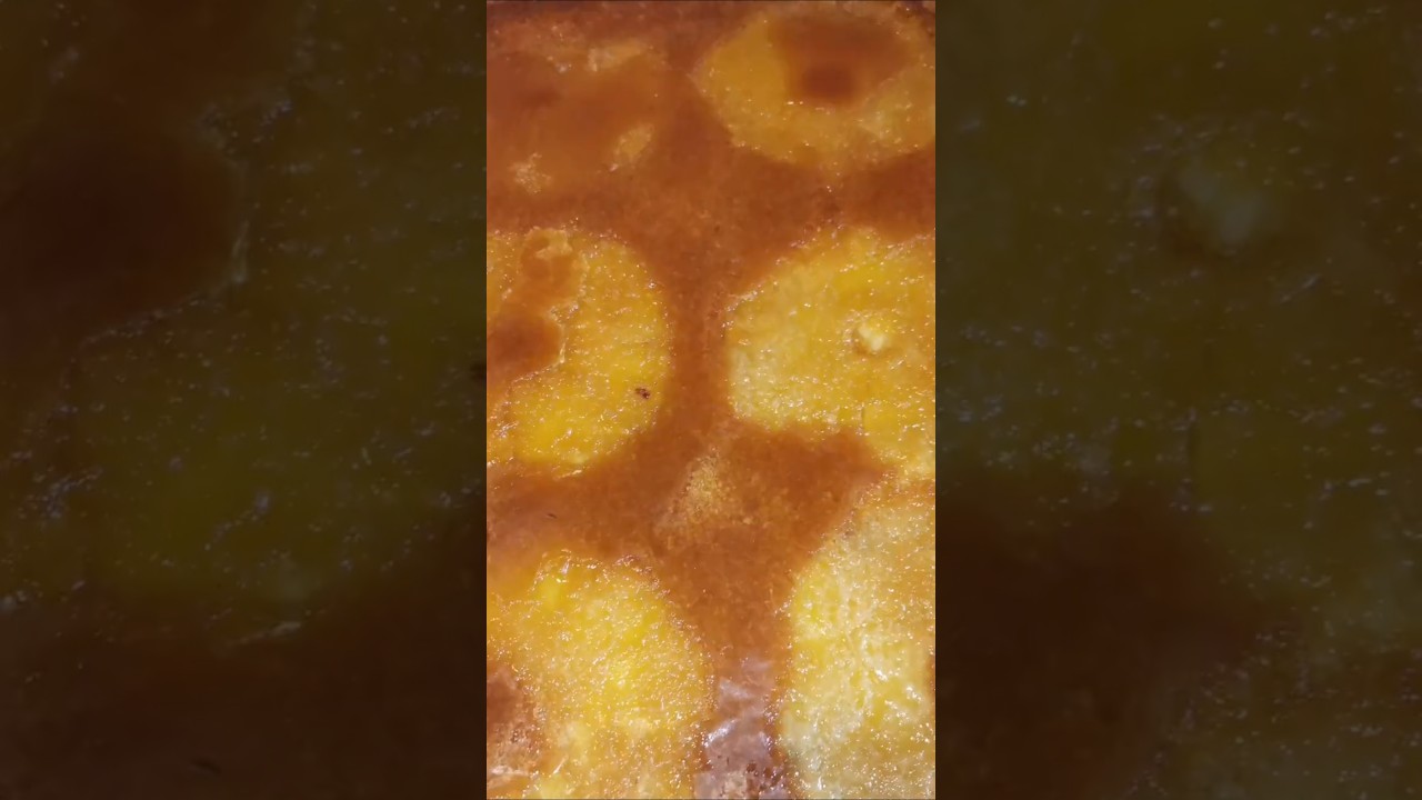 Upside down pineapple coconut cake 