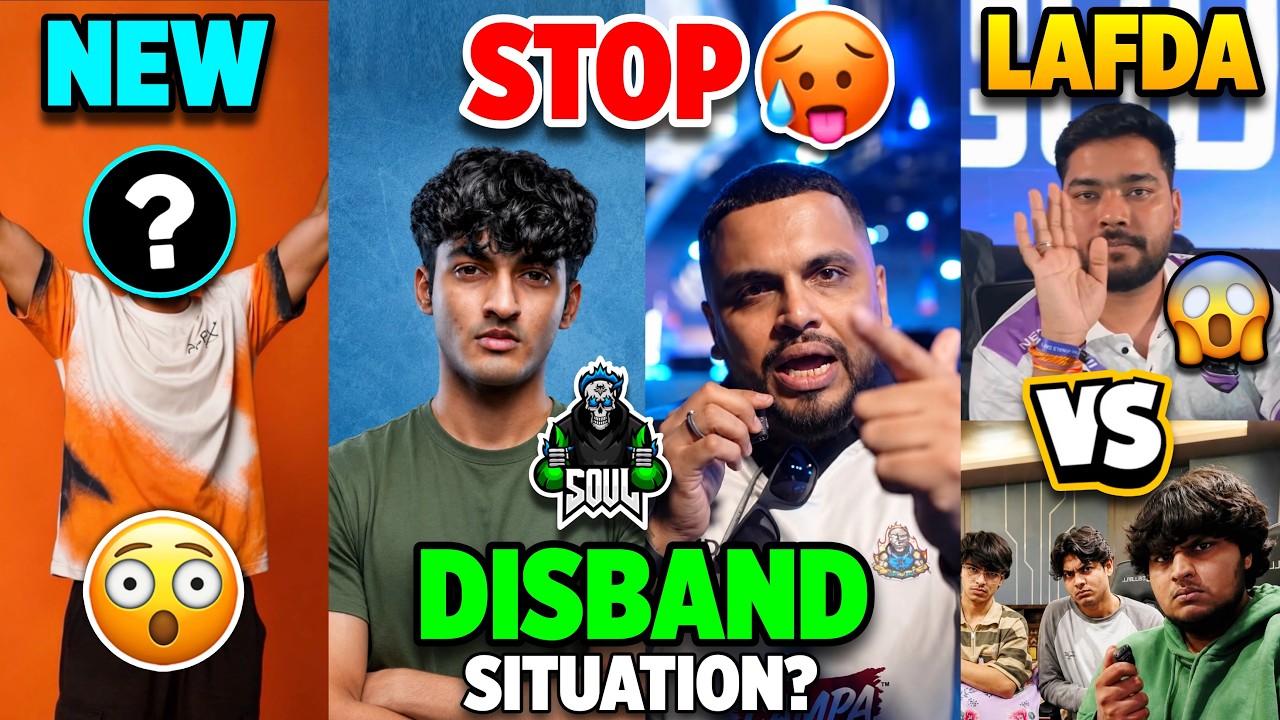 DISBAND Situation..😱🚫 Reality of BGMI BaWaaL😡 Team IqooSOUL, Team APEX GAMING member🖤Goblin,Sid,BGMI
