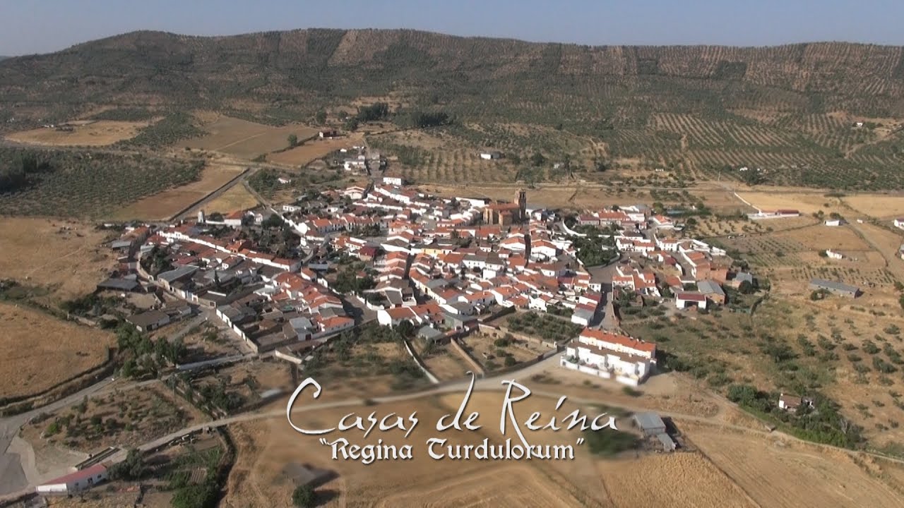 Casas de Reina desde el aire