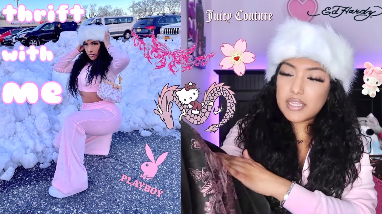 thrift vlog + haul *early 2000s styles*