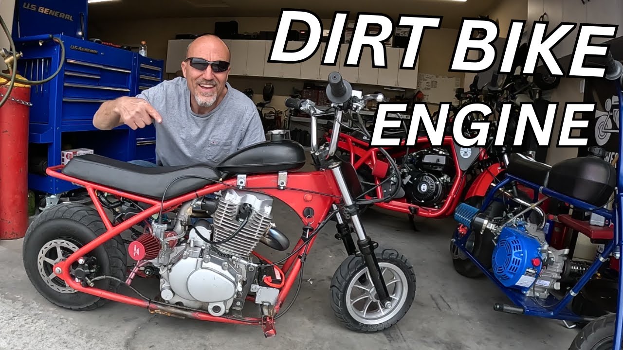 MotoVox minibike gets a 200cc dirt bike engine!