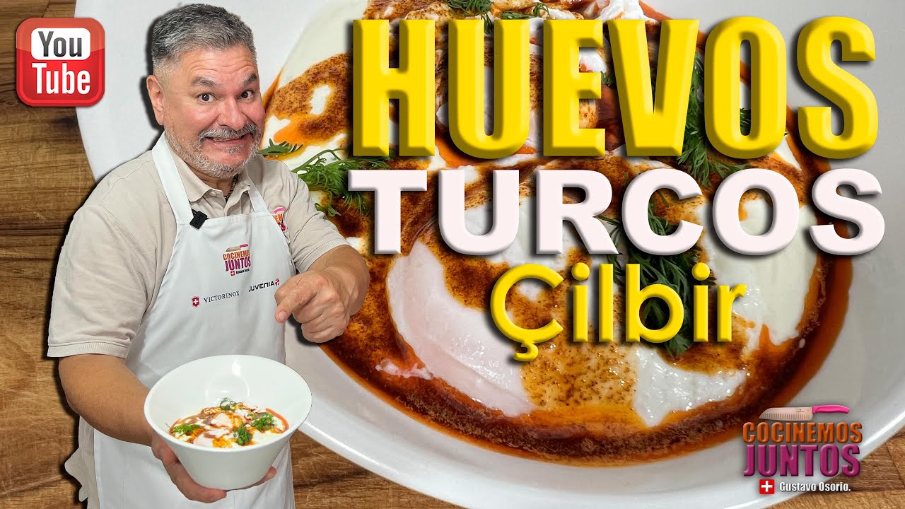 Como hacer unos HUEVOS TURCOS - Çilbir ✅💯