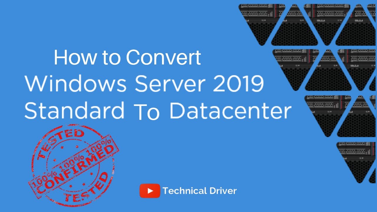 How to Convert Windows Server 2019/2016 Standard to Datacenter|Change STANDARD Version to DATACENTER