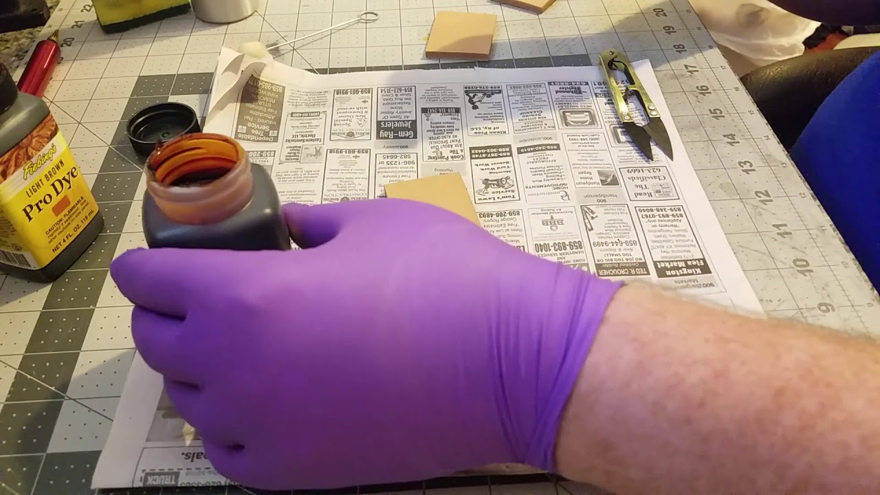 Fiebings Pro Oil Dye vs Alcohol Dye