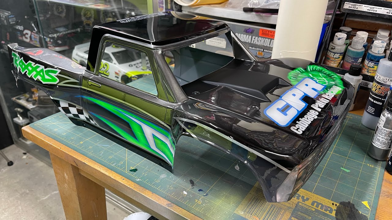 How to paint a Proline Traxxas UDR body .