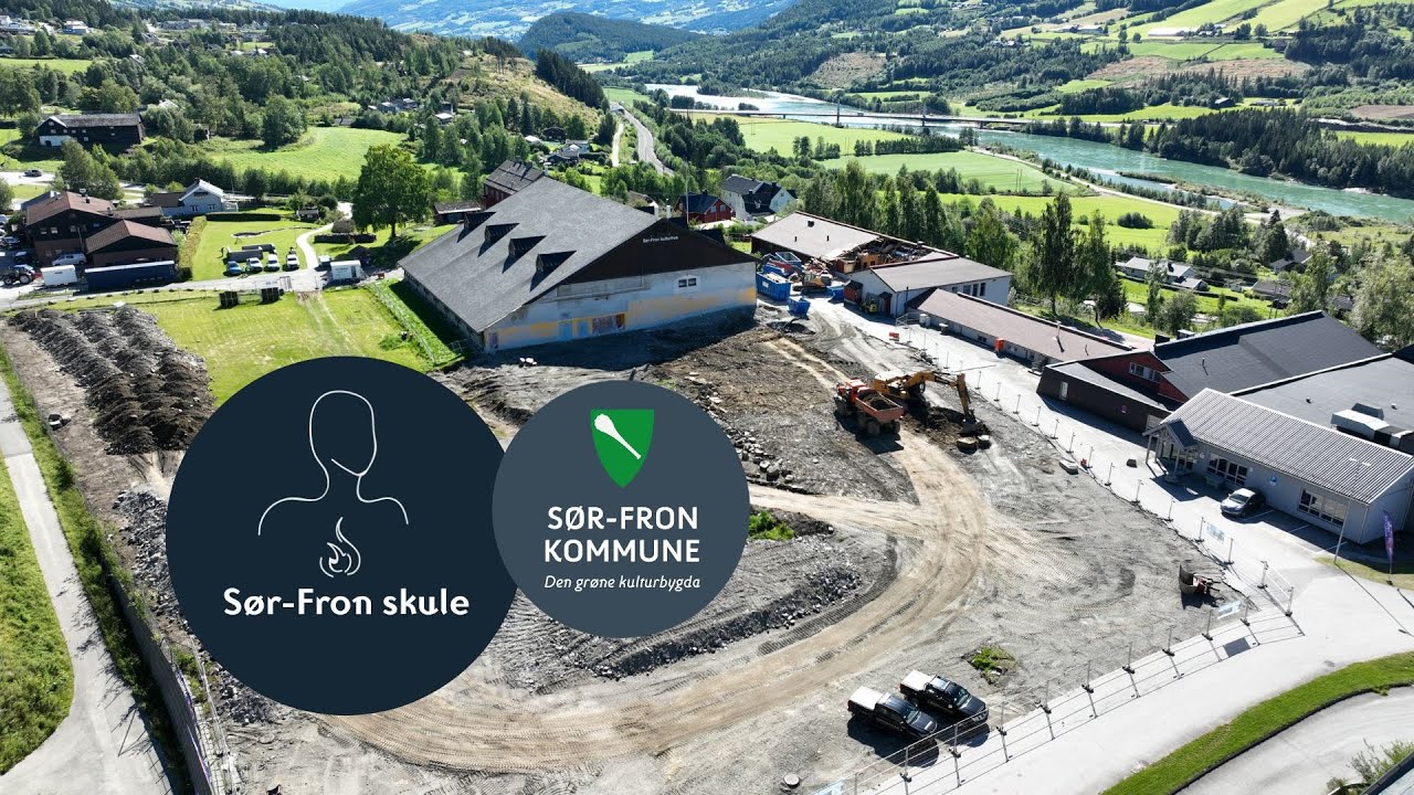 Nye S&oslash;r-Fron skule - riving sommer 2024