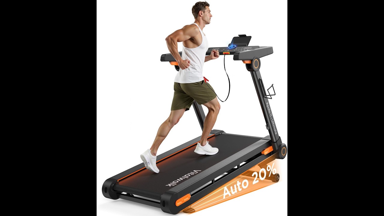 Review: Vitalwalk Foldable Treadmill – Auto Incline & 3.5HP Motor