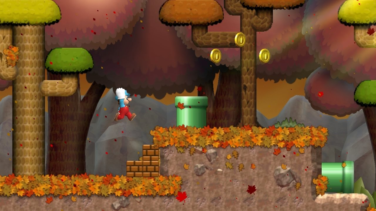 Newer Super Mario Bros. Wii -  Goldwood Forest (Complete World A)