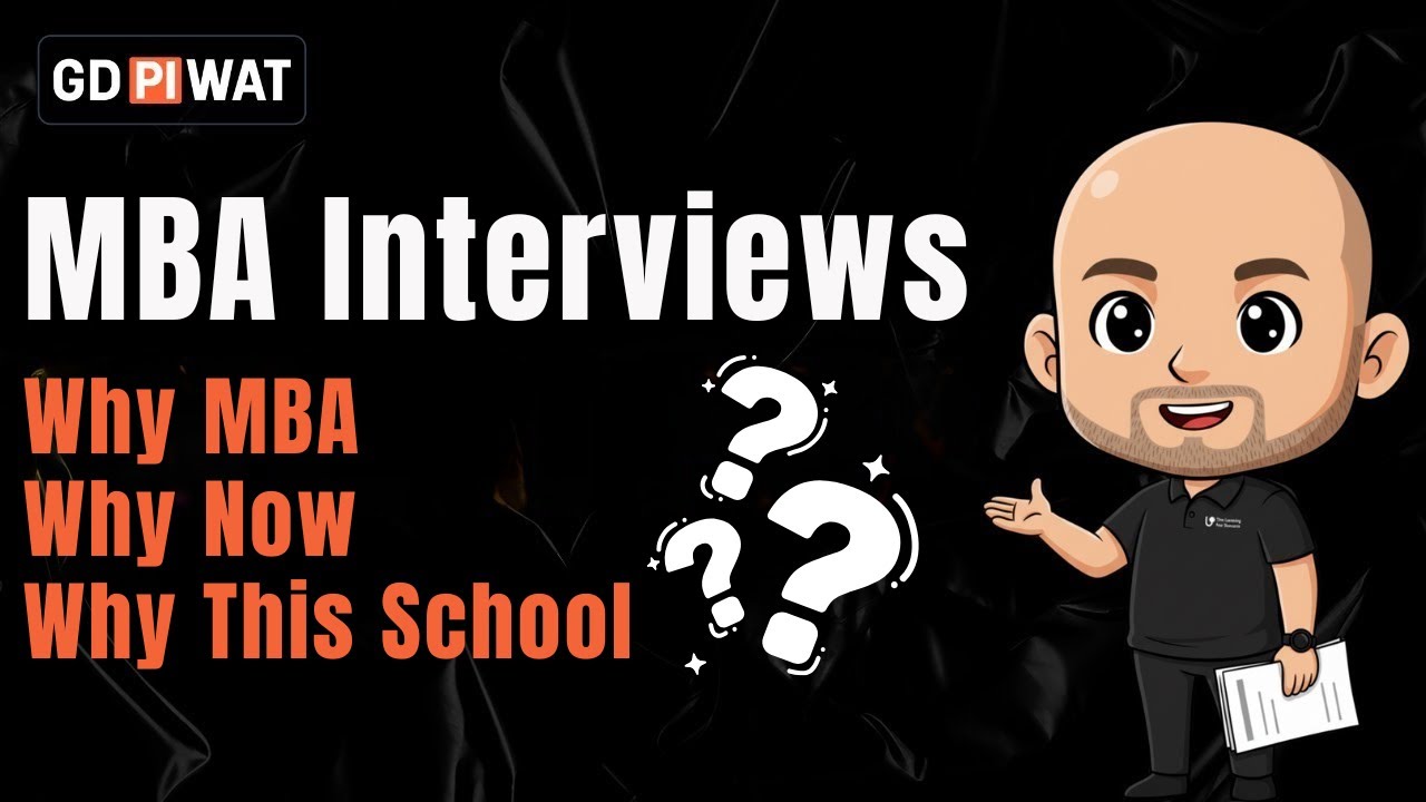 Why MBA? Why Now? Why This School? | The Holy Trinity of MBA Interviews | Prashant sir