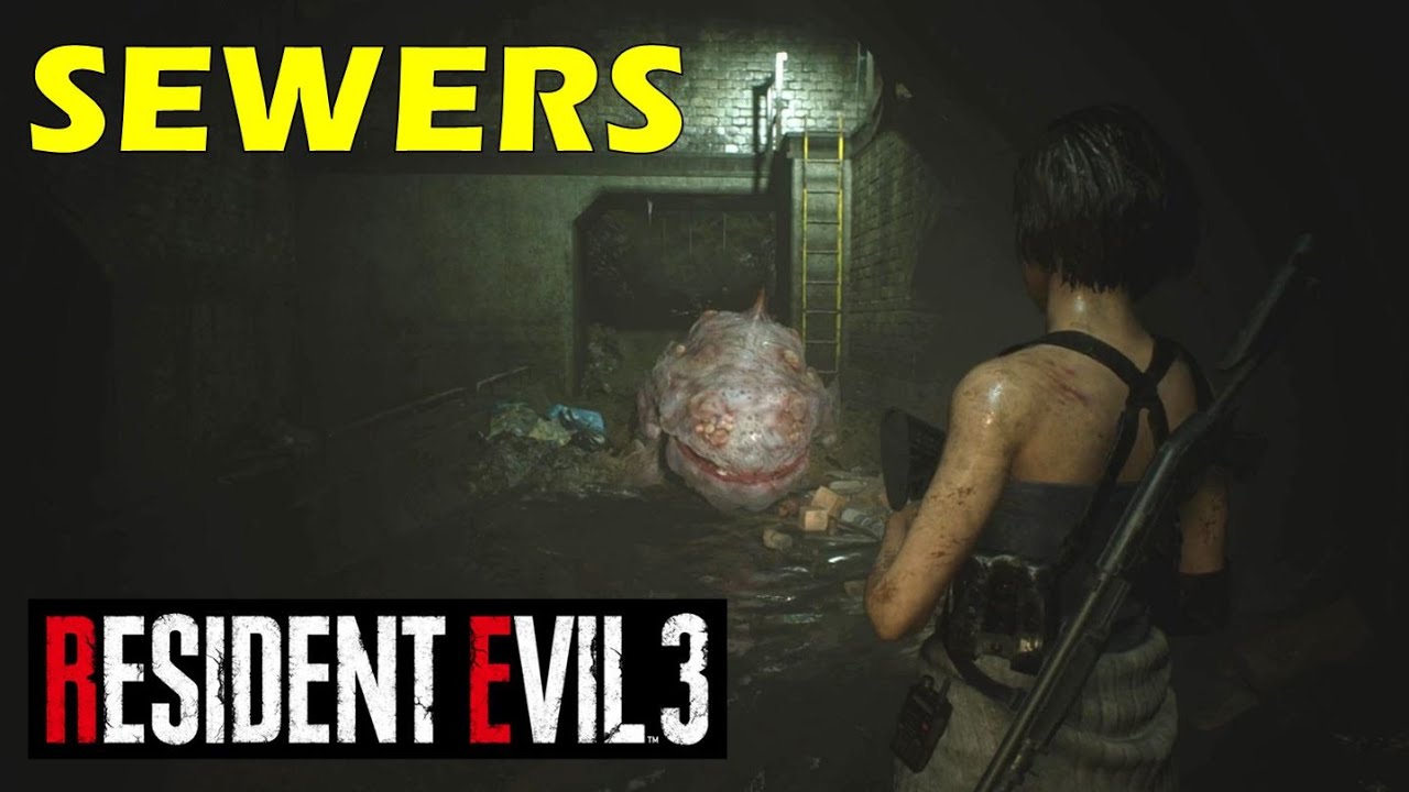 Find a Way Above Ground | How to Get Out of Sewers | Resident Evil 3 Remake (Gameplay Walkthrough)