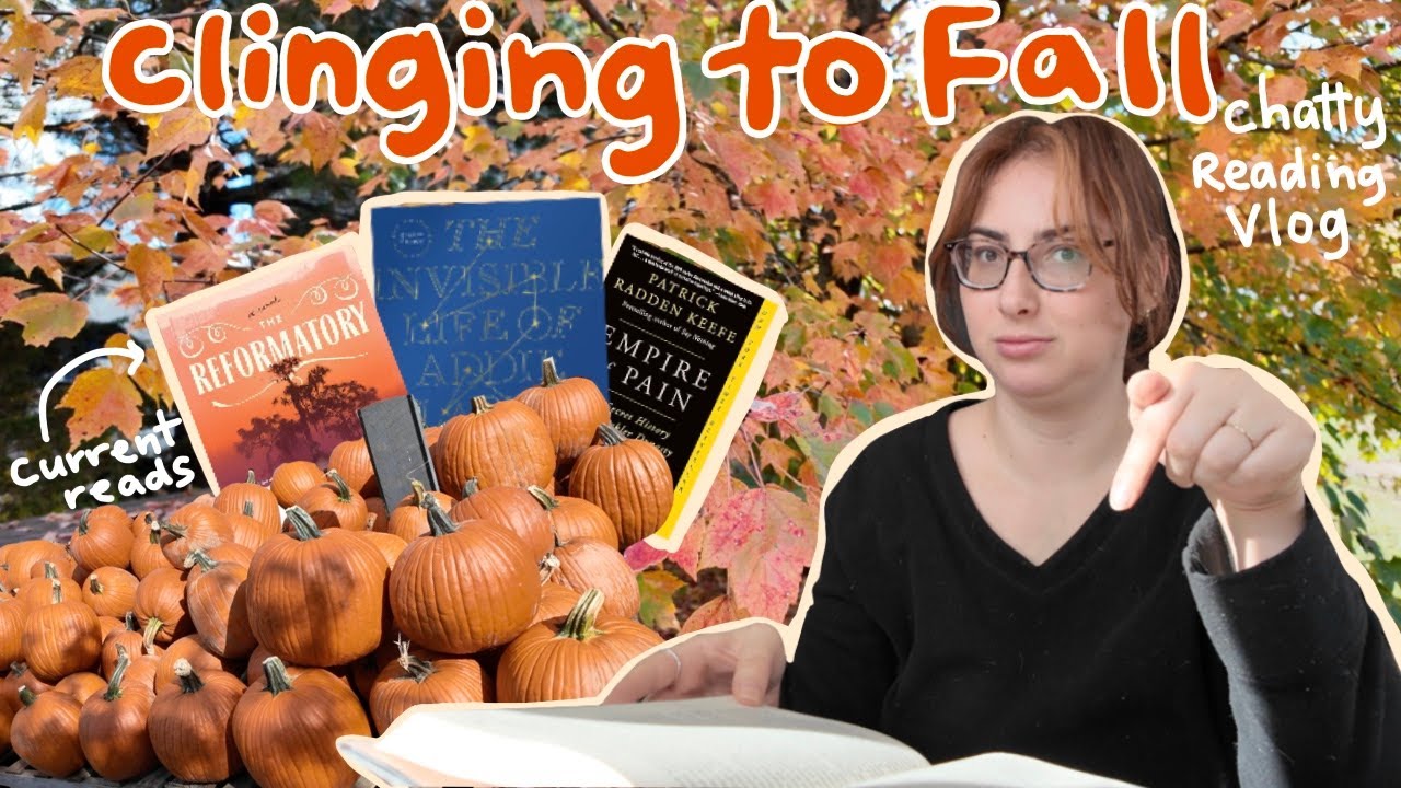 Desperately clinging to Fall reading vlog | Current reads, craft projects, Target haul