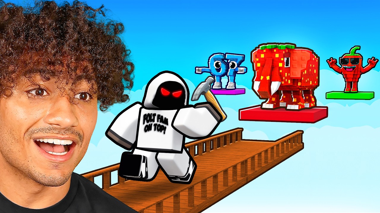 ROBLOX BUILD BRIDGES FOR BRAINROTS..