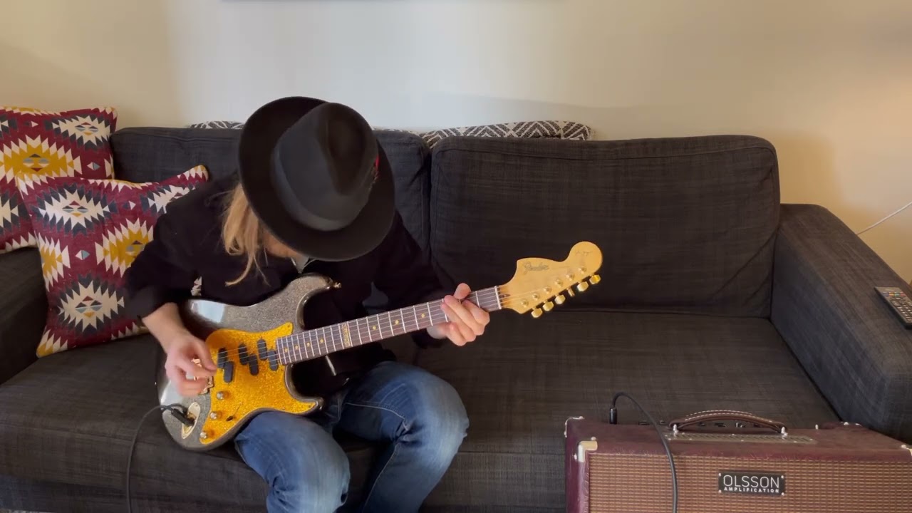 Fender Hellecaster 1997 #0087 John Jorgenson limited edition, PLEKD. Played by David Henriksson
