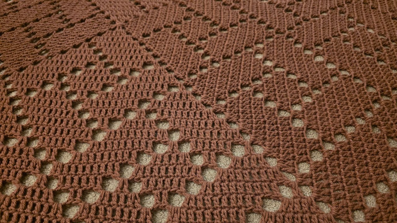 Part 3 - Pinwheel Mosaic Blanket - Crochet Tutorial!